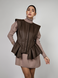 Café Bold Shoulders Vest