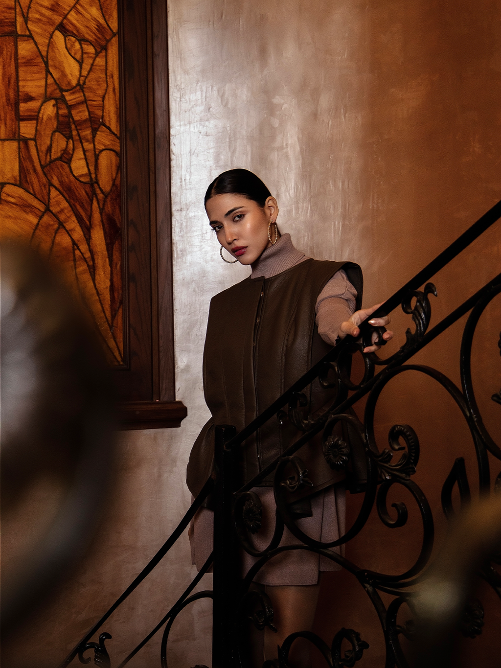 Café Bold Shoulders Vest