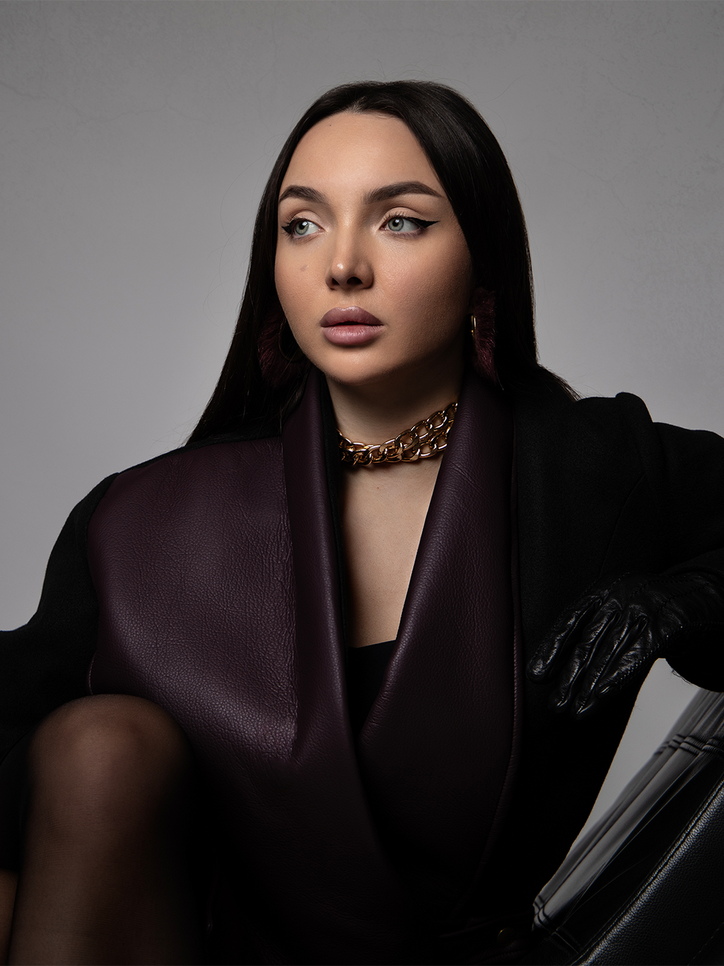 Leather-Wool Hybrid Jacket