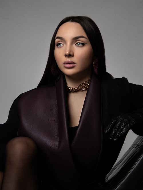 Leather-Wool Hybrid Jacket