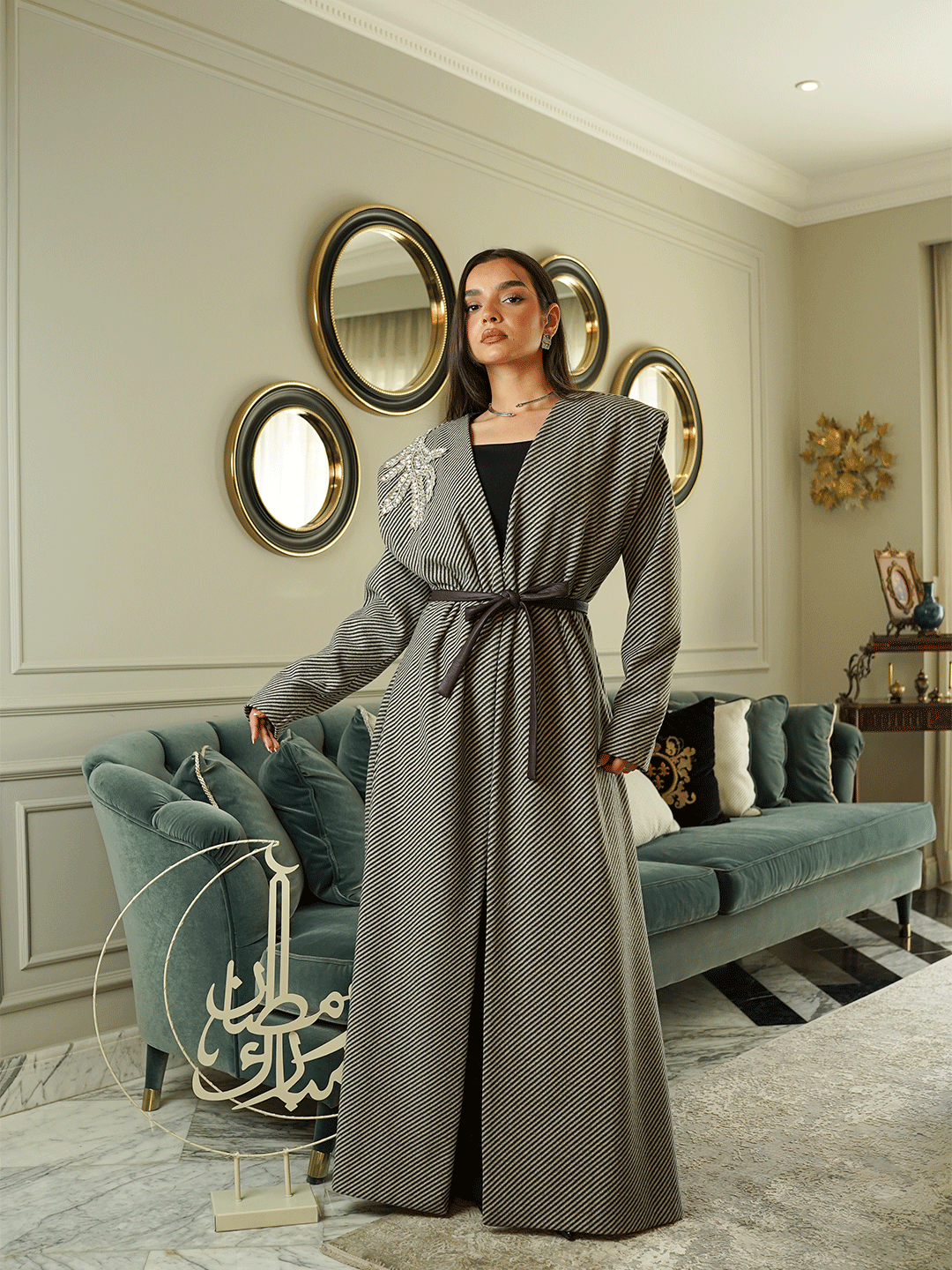 Monochrome Muse Abaya