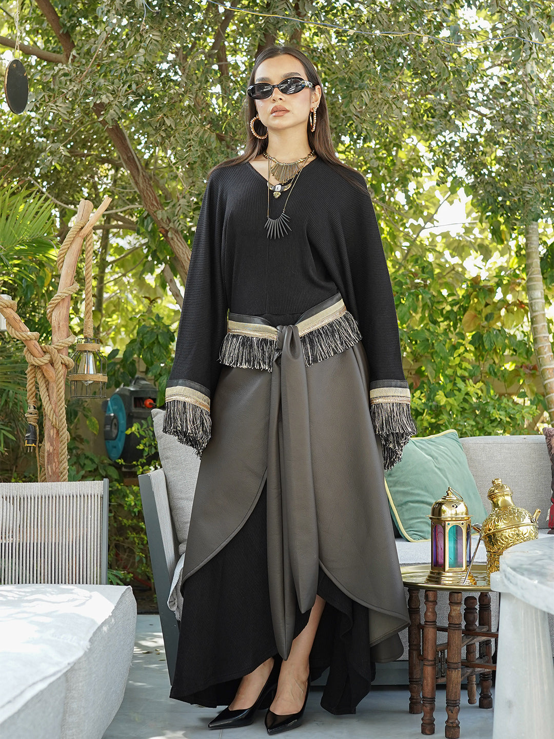 Onyx Drape Abaya