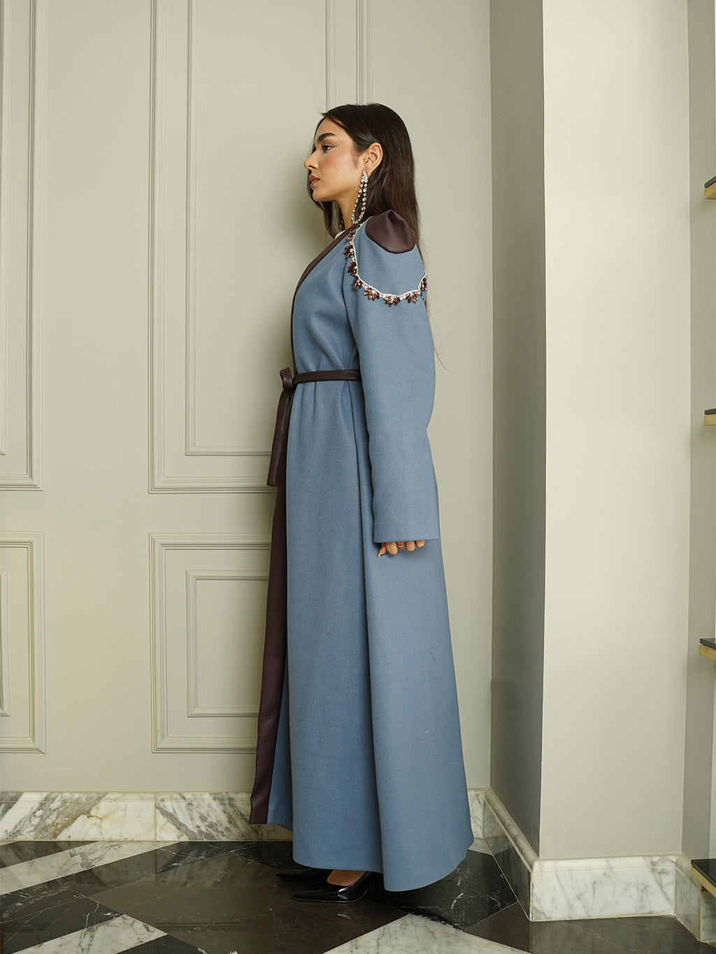 Azure Edge Abaya