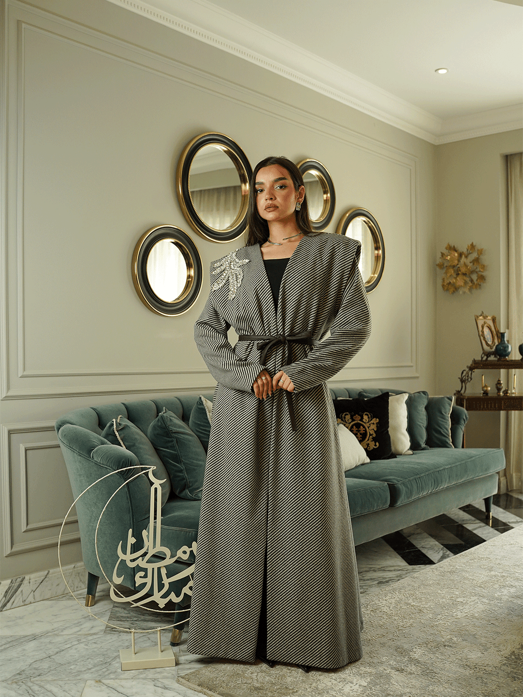 Monochrome Muse Abaya