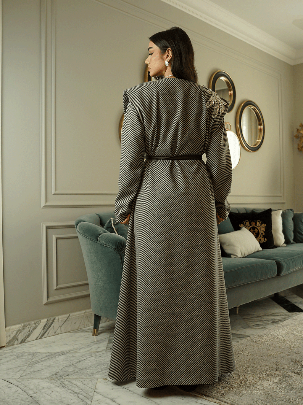 Monochrome Muse Abaya