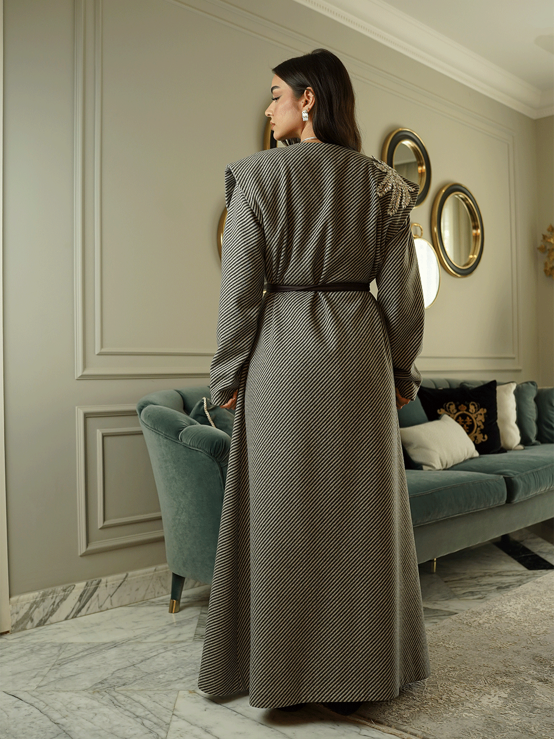 Monochrome Muse Abaya