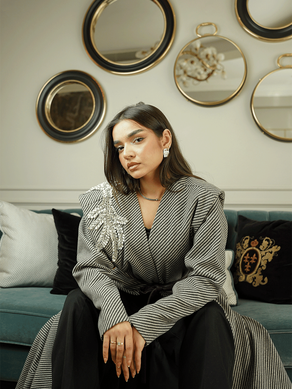 Monochrome Muse Abaya