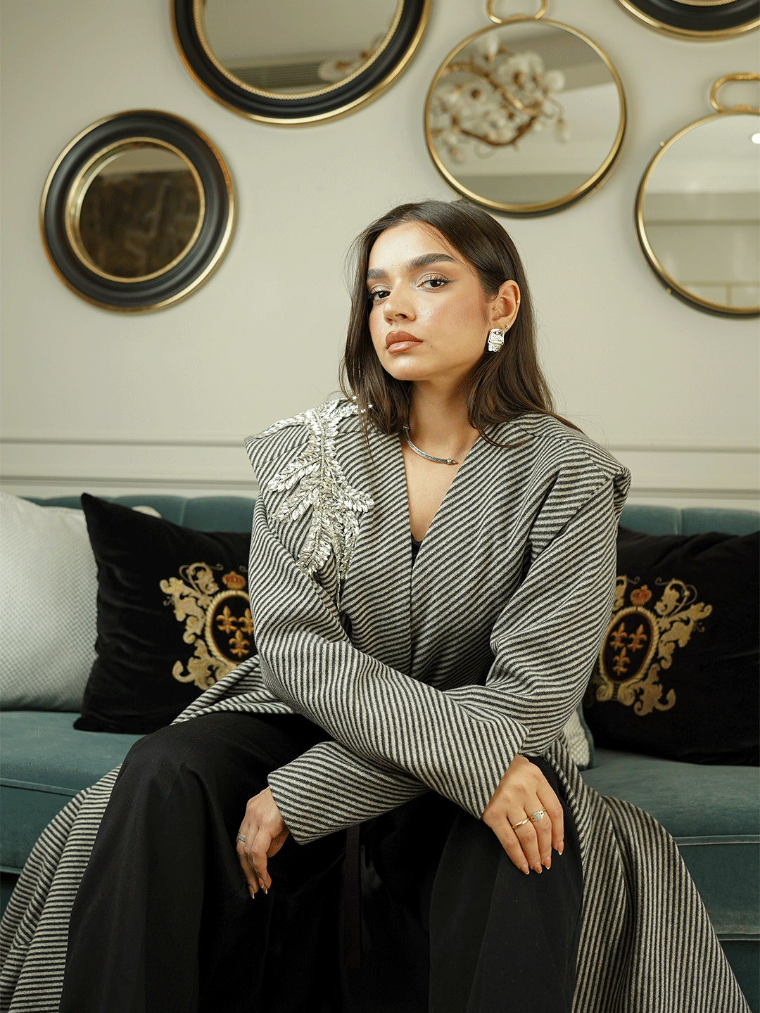 Monochrome Muse Abaya