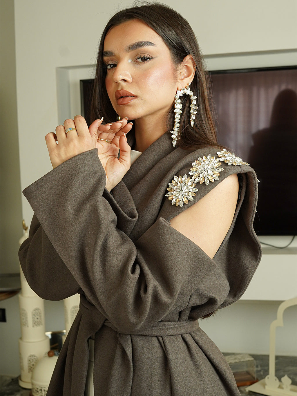 Cocoa Crest Abaya