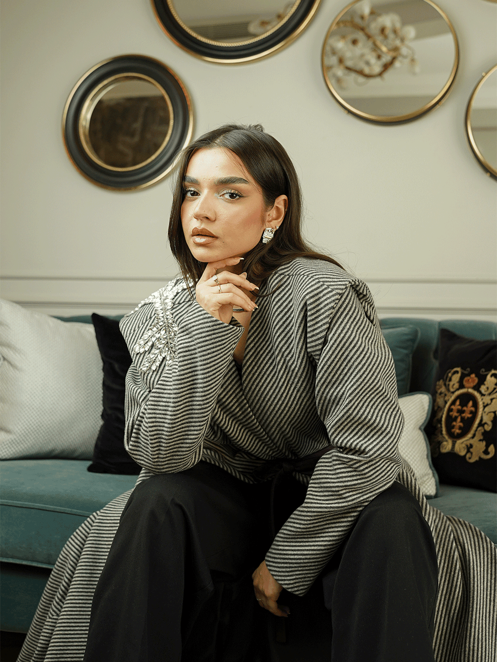 Monochrome Muse Abaya