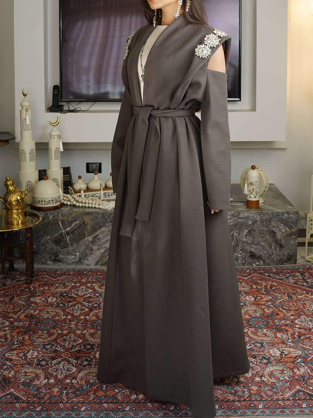Cocoa Crest Abaya