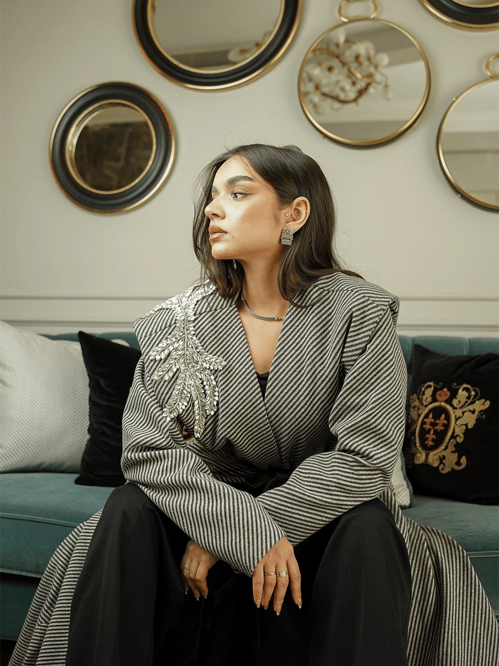 Monochrome Muse Abaya