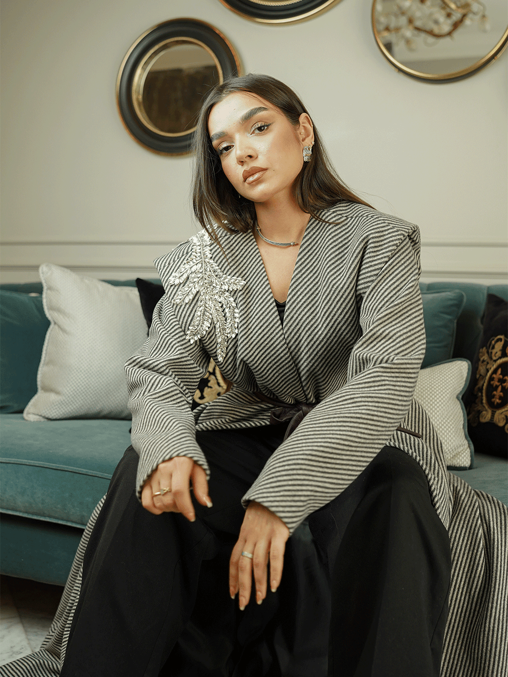 Monochrome Muse Abaya