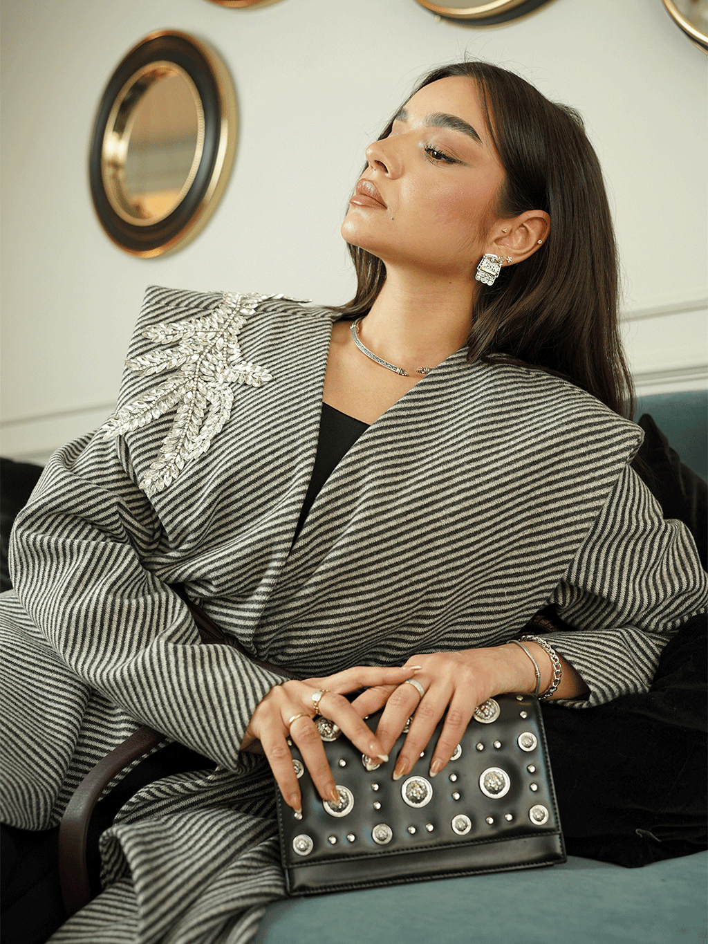 Monochrome Muse Abaya