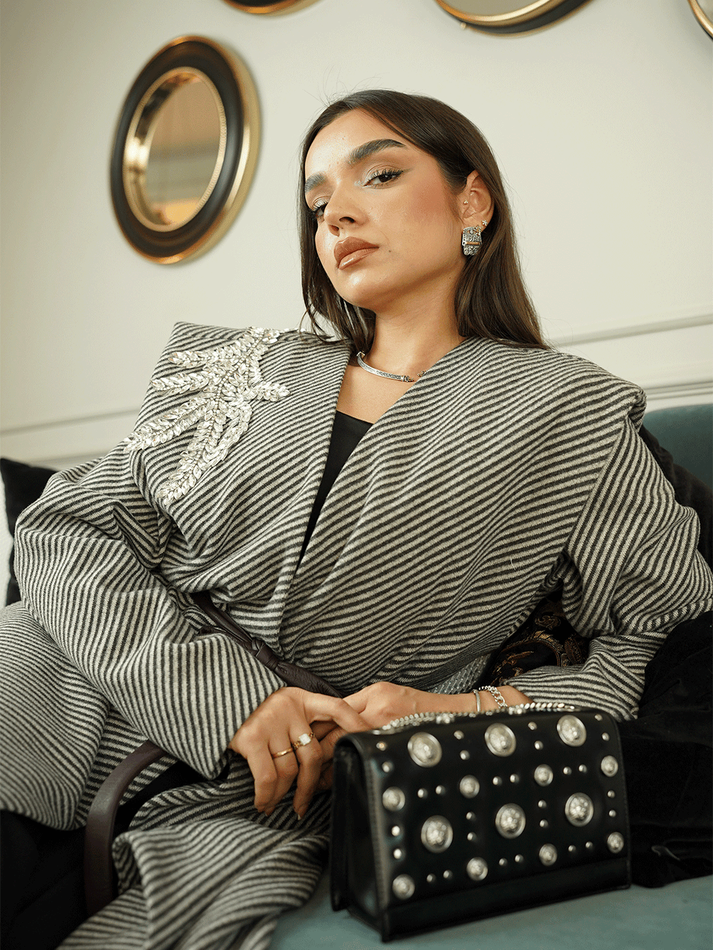 Monochrome Muse Abaya