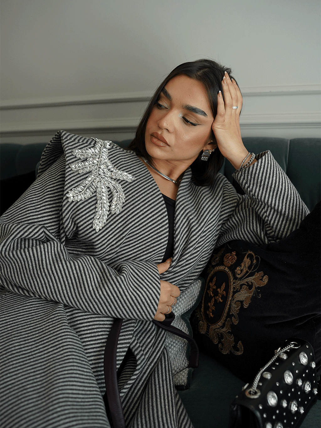 Monochrome Muse Abaya