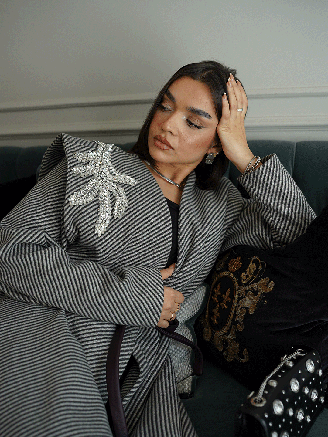 Monochrome Muse Abaya
