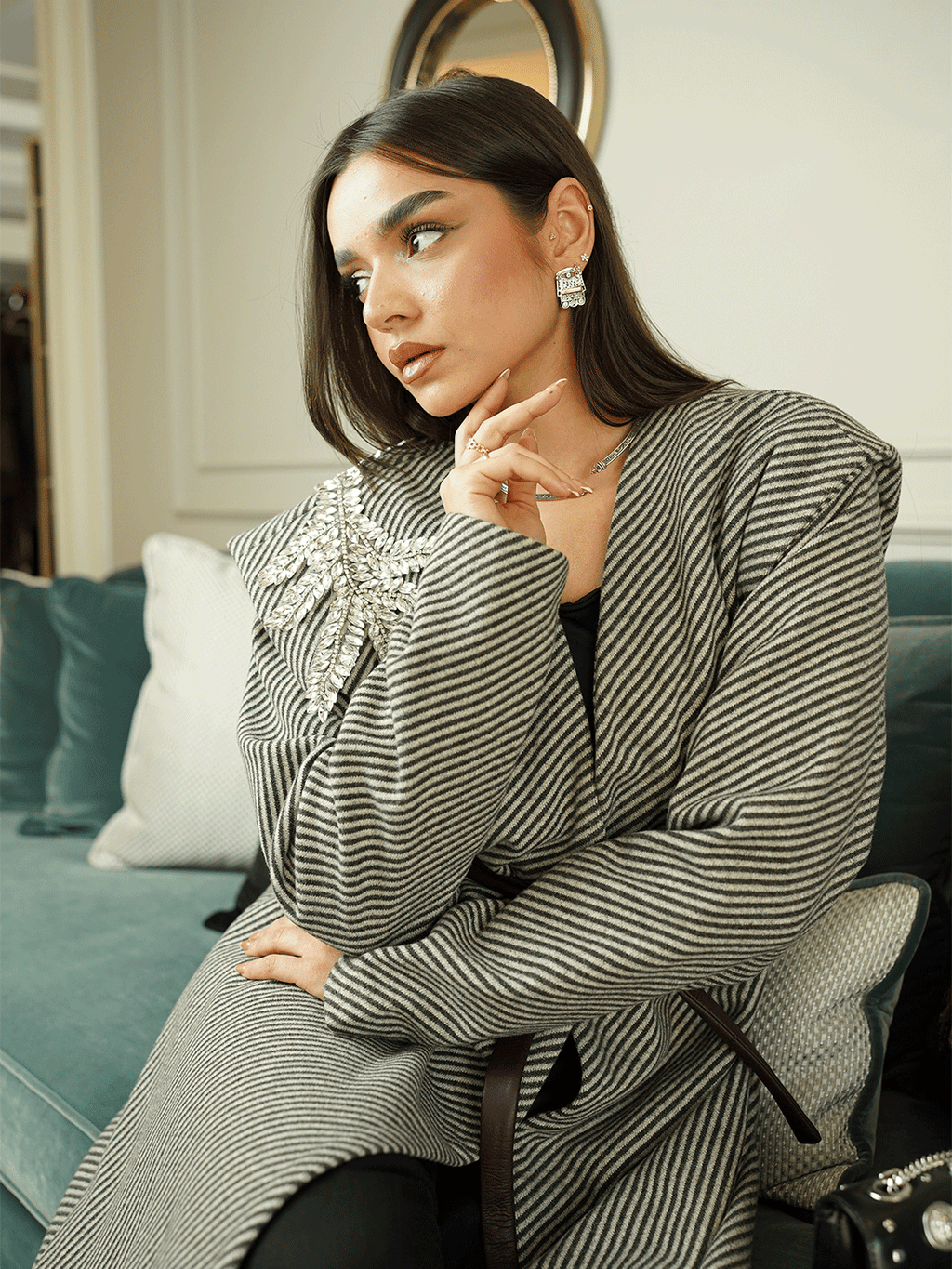 Monochrome Muse Abaya