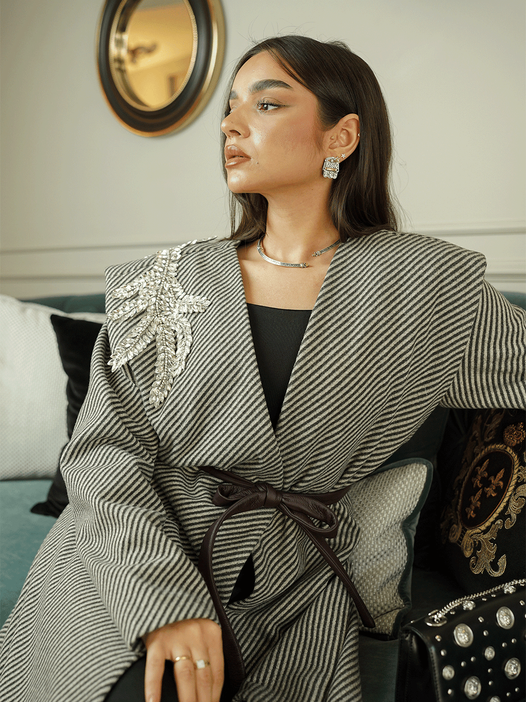 Monochrome Muse Abaya