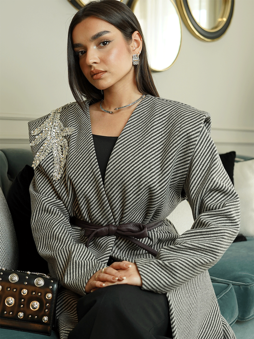 Monochrome Muse Abaya