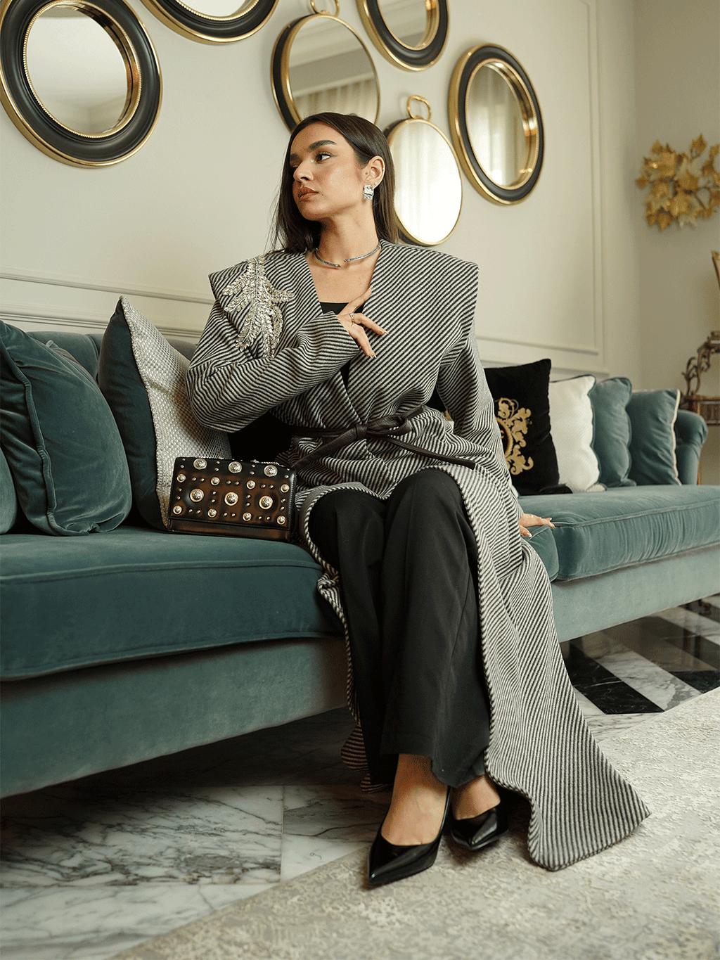 Monochrome Muse Abaya