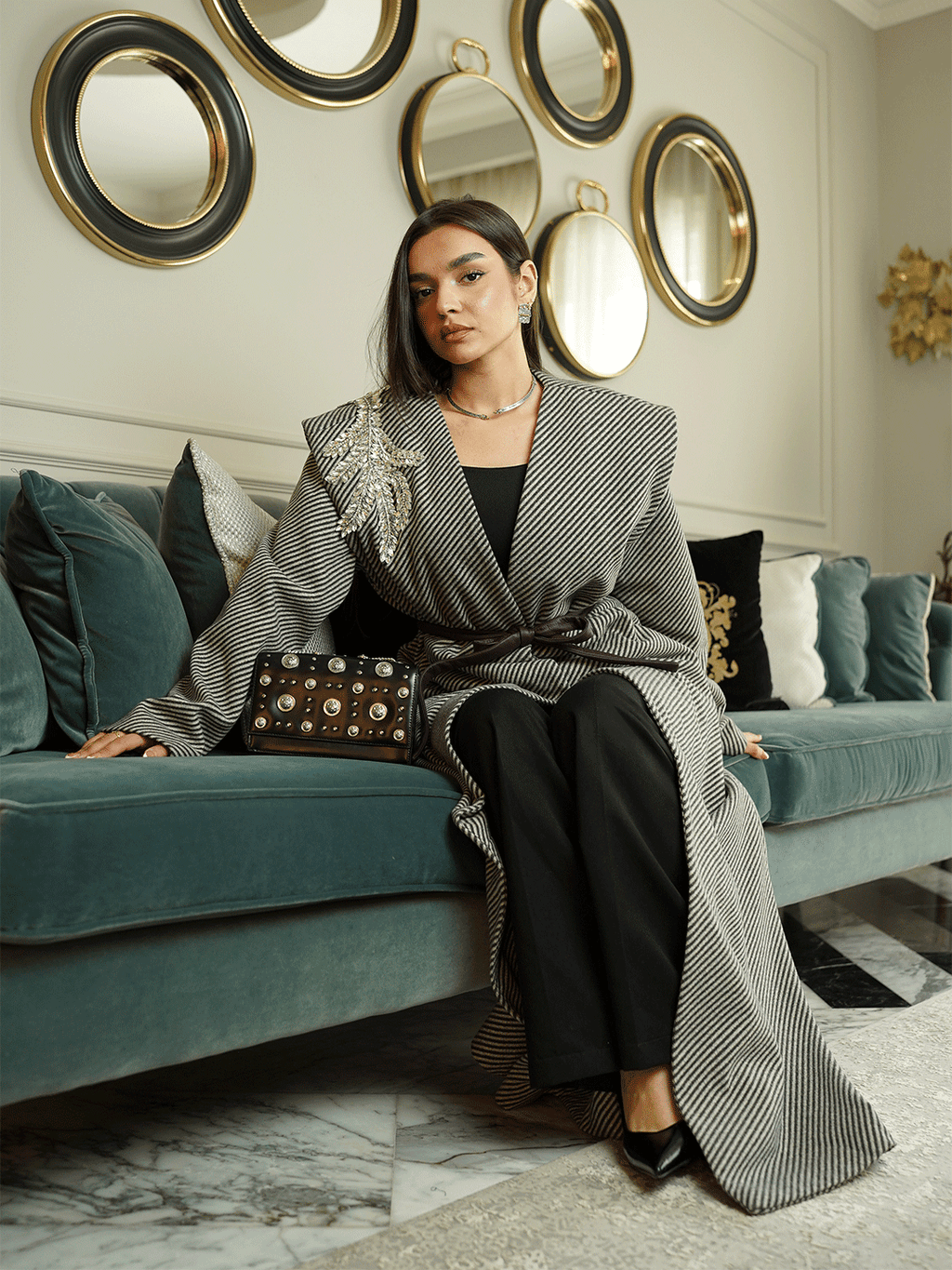 Monochrome Muse Abaya