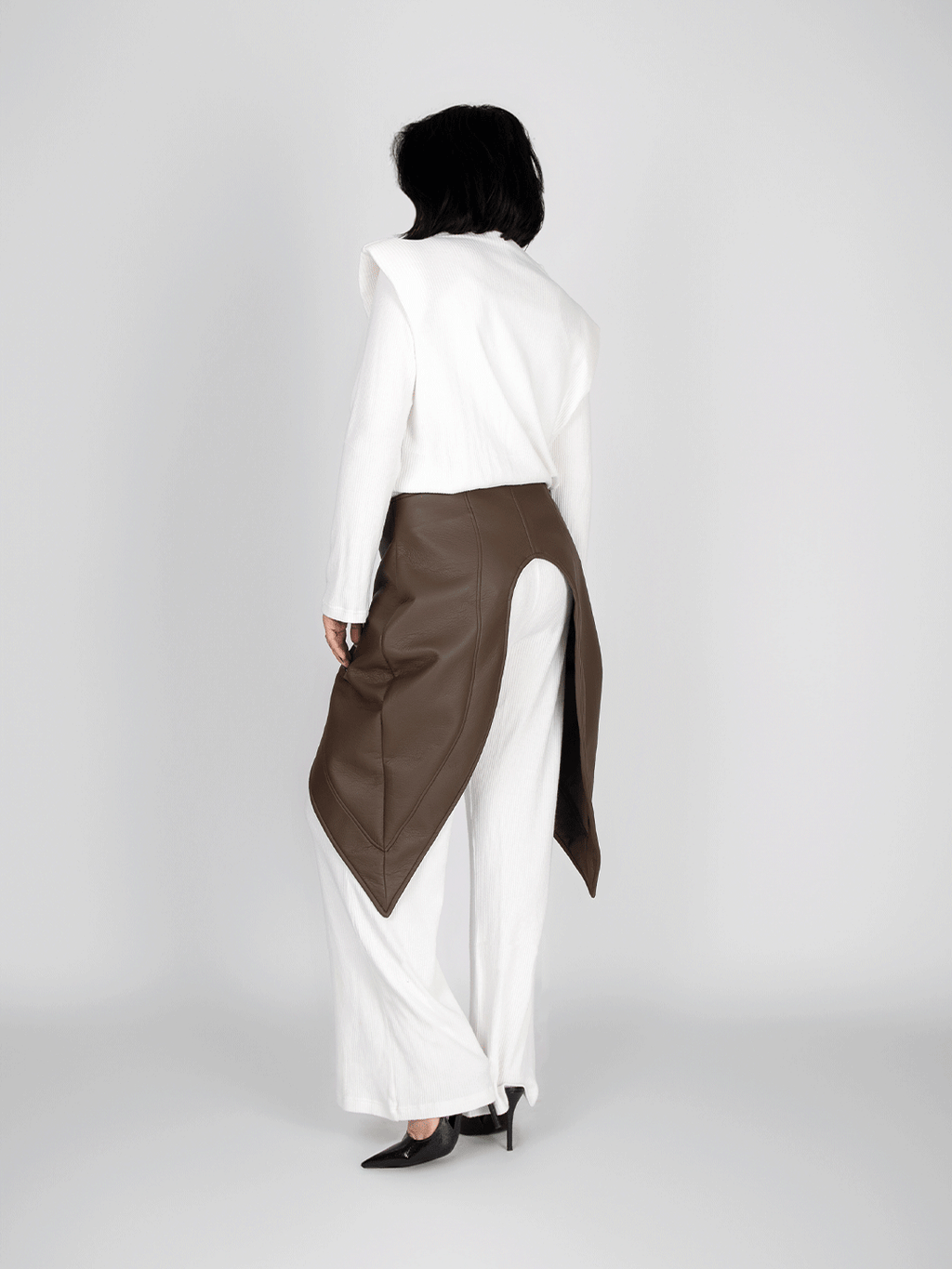 White Bold Shoulder Set